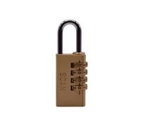 Scan Brass Combination Padlock Scan Multicolor