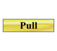 Scan 6033 Pull - Polished Brass Effect 200 X 50Mm