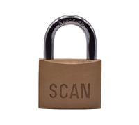 Scan Brass Padlock 50mm Scaplb50