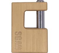 Scan Brass Shutter Padlock 60mm Standard