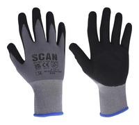 Scan Breathable Microfoam Nitrile Gloves - M (Size 8)
