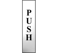 Scan 6032C Push Vertical - Polished Chrome Effect 50 X 200Mm