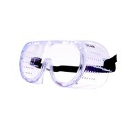 Scan Directly Vented Safety Goggles - Anti-Mist & UV Resistant Clear Lens Eye Protection, Suitable for use with Glasses