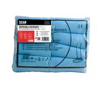 Scan Disposable Overshoes (20 Pairs) Multi Colour (One Size)