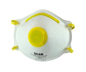 Scan DTC3M-F-3 Moulded Disposable Mask Valved Ffp1 Protection (Pack 3)