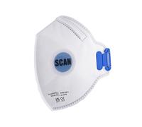 Scan DTC3X-F FFP2 Fold Flat Disposable Mask Valved Fp2 Protection (Pack 3)