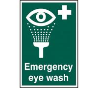 Scan Emergency Eye Wash PVC Sign