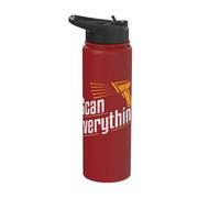Scan Everything Cashier Apparel Stainless Steel Insulated Water Bottle