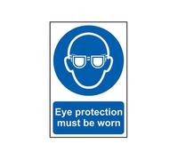 Scan Eye Protection Must Be Worn - Pvc Sign 200 X 300mm Multi Colour (200 X 300mm)