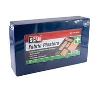 Scan SCANFABP Assorted Hypoallergenic Fabric Plasters 120