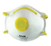 Scan FFP1 Premier Moulded Valved Disposable Masks SCAPPEP1MV Pack of 3