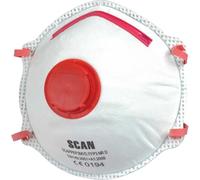 Scan DTC3C-FD-2 Moulded Disposable Valved Masks Ffp3 (Pack 2)