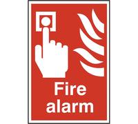 Scan 1400 Fire Alarm - Pvc Sign 200 X 300Mm