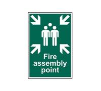 Scan Fire Embly Point - Pvc Sign 200 X 300mm Multi Colour (200 X 300mm)