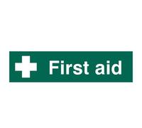 Scan First Aid - Pvc Sign 200 X 50mm Multi Colour (200 X 50mm)