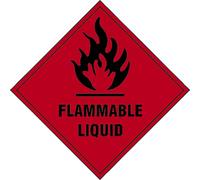 Scan Flammable Liquid Sign