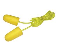 Scan EC-1001A-C Foam Earplugs & Cord (6 Pairs)