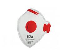 Scan Fold Flat Disposable Valved Disposable Mask Ffp3 Protection (pack 3) Scan Multicolor
