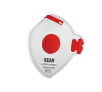 Scan Fold Flat Disposable Valved Disposable Mask Ffp3 Protection (pack 3) Scan Multicolor
