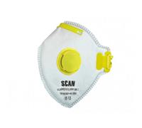 Scan Fold Flat Valved Disposable Masks Ffp1 Multi Colour (Pack Of 10)