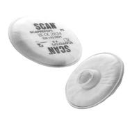 Scan FP200-3 Twin Half Mask P3 Particle Filter Cartridge (Pack Of 2)
