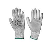 Scan Grey Pu Coated Cut 3 Gloves | Size: 2XL Scan Multicolor 2XL