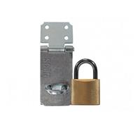 Scan Hasp And Staple + Padlock Multi Colour (64mm)