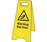 Scan Warning Wet Floor Heavy-Duty A Board SCA4702