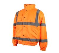 Scan Hi-Vis Bomber Jacket RIS-3279-TOM Railway Standard Orange Size XXL