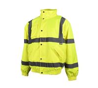 Scan SCAHVBJXXL Hi-Vis Bomber Jacket Yellow 2XL (52in)