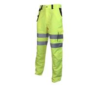 Scan Scahvhtl Hi-Vis Holster Trouser Yellow - W34-36In Scahvhtl