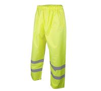 Scan Hi-Vis Yellow Motorway Trousers - Size M (36In) For Ultimate Safety And Comfort