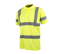 Scan Hi-Vis Polo Shirt Yellow - XL