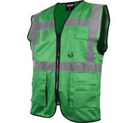 Scan SFV09-G Hi-Vis Utility Green Waistcoat - L (44In)