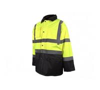 Scan Hi-Vis Yellow/black Motorway Jacket