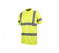 Scan Hi-Vis Yellow Polo Shirt Quality Product