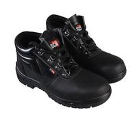 Scan Jc-B917 4 D-Ring Chukka Safety Boots Black Uk 10 Eur 44 Scafwchuk10