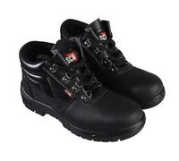 Scan Mens Dual Density Chukka Safety Boots Black Size 9
