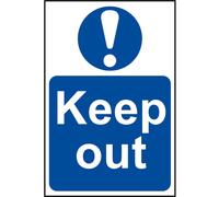 Scan 4003 Keep Out - Pvc Sign 400 X 600Mm