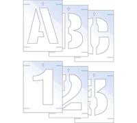 Scan Letter and Number Stencil Kit 25mm