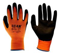 Scan Mens Foam Latex Coated Gloves