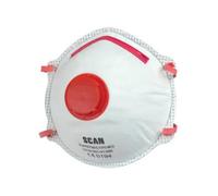 Scan Moulded Disposable Masks Valved Ffp3 Very Fine Dust Protection Non Medical