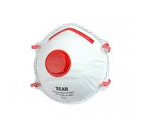 Scan Moulded Disposable Valved Mask Scan Multicolor