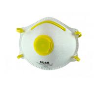 Scan Moulded Disposable Valved Mask Multi Colour (Pack Of 3)