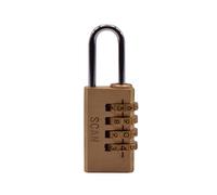 Scan NL1124 Brass Combination Padlock 20Mm