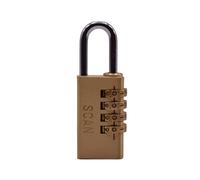SCAN SCAPLB28COM Brass Combination Padlock