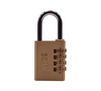 Scan NL1144 Brass Combination Padlock 38Mm