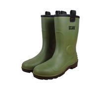 Scan NON SAFETY Fleece Lined Wellingtons Uk 5 Eur 38