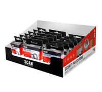 Scan Padlock Cdu Display 18-Pack - 6X 38mm Brass Combination, 6X 40mm Steel Laminated Twin Packs, 6X 70mm Disc Hardened Shackle