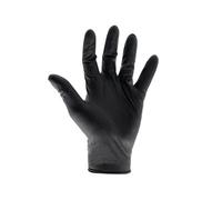 SCAN Premium Heavy-Duty Nitrile Disposable Gloves In Black - Xl Size, 100 Count Box For Ultimate Protection